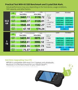 [KINGSMAN GAMING] 2TB M2 SSD 2230 PCIe Gen3X4 Nuevo almacenamiento interno para computadora portátil para Surface Pro y Steam Deck - Product Image 4