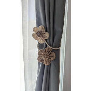 Wholesale Jute Curtain <b>Tiebacks</b> Manufacturer – Eco Friendly Handmade Curtain Holders with Custom Design and OEM Service - Product Image 3