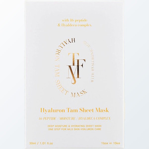 Cuidado de la piel coreano K-Beauty Tapomi Hyalruron Tam Sheet Mask 10 unidades Hecho en Corea Mascarilla facial con ácido hialurónico - Product Image 3