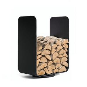 Nouveau support de bûches rond en fer robuste, classique, avec revêtement en poudre, pour foyer intérieur/extérieur, taille et forme personnalisées - Product Image 1