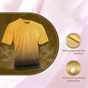 เสื้อฟุตบอลพิมพ์ลายแบบซับลิเมชั่น ผ้าโพลีเอสเตอร์คอตตอน 100% พิมพ์ลายดิจิทัล เสื้อกีฬาฟุตบอล ปี 2026 - Product Image 2
