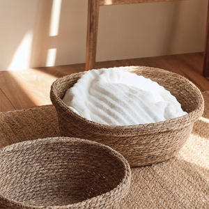 Cesta de Almacenamiento Vietnamita de Alta Calidad, 100% Mimbre de Seagrass Tejido, Ecológica, Multifuncional, Ahorra Espacio - Product Image 2