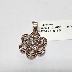 Colgante de Diamante Blanco Rosa Cultivado en Laboratorio, Certificado IGI, de Lujo Premium, en Oro Rosa, Elegante Joyería Fina, Regalo, Venta al Por Mayor, OEM - Product Image 5