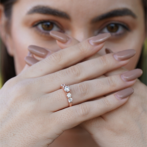 Best Selling Stylish Fine Gold Diamond Women's Engagement <b>Ring</b> Wedding <b>Dainty</b> Elegant Jewelry Accessory Everyday Fashion Luxury - Product Image 4