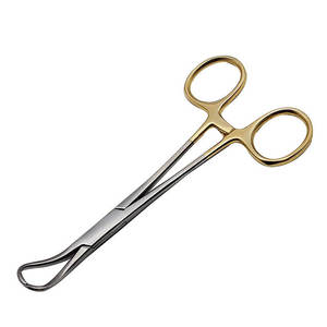 Pinza para Toallas de Acero Inoxidable de Alta Calidad con Mango Chapado en Oro, Pinza Hemostática, Clase Médica Hospitalaria, Certificación CE - Product Image 4