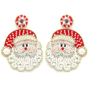 Pendientes de Cristal con Cuentas Hechos a Mano de Ziyan, Diseño de Sandía, Estilo Clásico para Bodas - Product Image 3