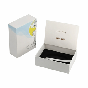 Boîte d'emballage rigide pour électronique en papier kraft recyclé personnalisable |   Boîte robuste pour téléphones, chargeurs et accessoires avec gaufrage - Product Image 2