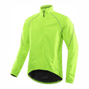 เสื้อแจ็คเก็ตกันลมไนลอน 100% สำหรับผู้ชาย สั่งทำโลโก้ได้ น้ำหนักเบา ทรงหลวม แขนยาว เสื้อคลุมกันฝนแบบยับ - Product Image 5