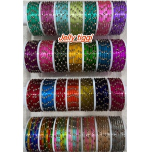 Juego de Brazaletes Tigi de Gel Brillante con Diseño Único, Joyería de Moda Ligera, Colorida y Romántica con Cristales para Mujeres y Niñas, para Fiestas y Uso Diario - Product Image 4