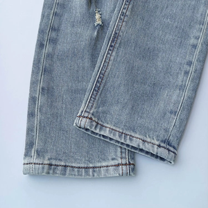 Men's Jeans High Quality Luxury Designer Brand KSubies Vintage <b>Pants</b> Hip Hop Ripped Denim <b>Y2K</b> Streetwear Regular Light - Product Image 4