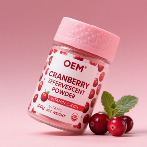 OEM kızılcık efervesan tozu organik kızılcık tozu özel etiket için özelleştirilmiş - Product Image 5