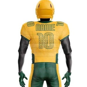 Uniforme de football américain à manches courtes, tenue d'entraînement athlétique légère personnalisée pour joueur d'équipe, pour hommes - Product Image 6