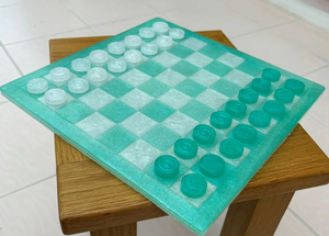 Juego de ajedrez de resina hecho a mano, caballero renacentista, juego de estrategia clásico recreativo, tablero de ajedrez de resina - Product Image 3