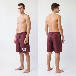 Shorts coupe-vent baggy pour homme 100% nylon, shorts en nylon de haute qualité pour homme, shorts de randonnée et de camping imperméables personnalisés brodés - Product Image 1