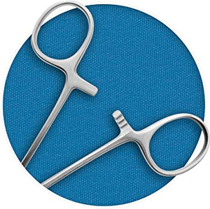 เครื่องมือหนีบหลอดเลือดแบบล็อคได้ ทำจากสแตนเลส รุ่นโค้ง - Product Image 2