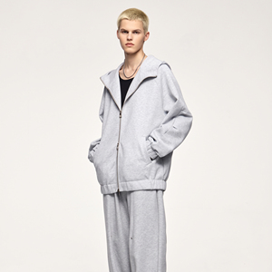 Custom Made High Quality 100% Cotton Fleece Winter Streetwear Men's Zipper <b>Hoodie</b> Oversized Eco-Friendly Double Zip up <b>Hoodie</b> - Product Image 1