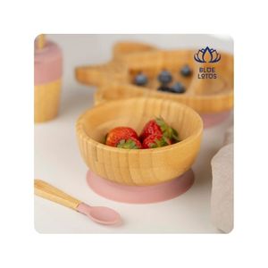TENDENCIA ACTUAL: Tazón de Bambú con Acabado Liso, Material Duradero, Ideal para Servir Comidas y Exhibir Frutas, Mejora la Apariencia - Product Image 1