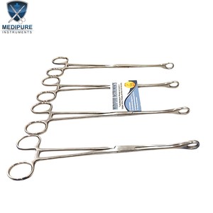 Pinces à éponges professionnelles en acier inoxydable, taille personnalisable, pour la manipulation des pansements, instruments chirurgicaux - Product Image 2