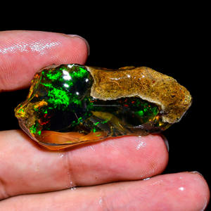 Incroyable qualité supérieure 100% naturel Welo feu éthiopien opale huile brute pierre précieuse en vrac pour la fabrication de bijoux opale huileuse - Product Image 2