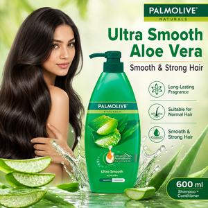 Palmolive Naturals Ultra Smooth Aloe Vera <b>Shampoo</b> 600ml | 2-in-1 Helps strengthen hair - Product Image 5