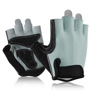 Guantes de Gimnasio de Estilo Único, Color Sólido, Logotipo Personalizado, Alta Calidad, Absorción del Sudor, Agarre Fuerte en la Palma, Guantes de Entrenamiento - Product Image 1