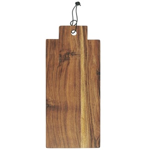 Tabla Redonda de Madera Natural Ecológica para Pizza con Asa, Plato de Servir de Madera para Uso en el Hogar, Cocina y Restaurante, Precio de Fábrica - Product Image 5