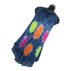 Nouvelle Robe Tie-Dye Personnalisée en Tissu Rayonne 2026 pour la Plage, Robe Bohème Gypsy Tie-Dye, Robe de Soirée en Rayonne, Robe Parapluie pour Femme - Product Image 2