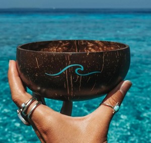 Best <b>Coconut</b> <b>Shell</b> Bowl Premium Quality Handmade Eco Friendly Durable Polished Natural Reusable Kitchen Serving Dining - Product Image 1