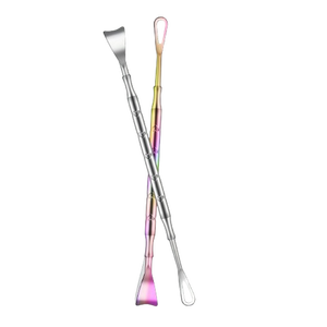 Premium Quality Face <b>Blackhead</b> Remover Tool Stainless Steel Dual-Head Acne Extractor Needle with Pink Gradient Handle - Product Image 1