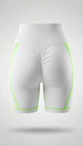 กางเกงขาสั้นออกกำลังกายเอวสูงสำหรับผู้หญิง ยกกระชับสะโพก ระบายอากาศได้ดี ไร้ตะเข็บ เหมาะสำหรับฟิตเนส โยคะ ปั่นจักรยาน และสวมใส่ลำลอง - Product Image 5