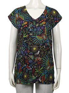 Camisetas de mujer de diseño personalizado de alta calidad con impresión digital Servicio OEM Proveedores de Bangladesh Producción a granel - Product Image 2