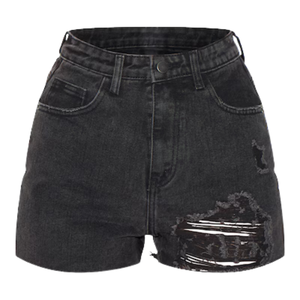 Short en jean pour femmes grandes tailles, tissu en gros, personnalisable, échantillon gratuit, meilleure qualité - Product Image 1