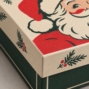<b>Christmas</b> Paper Gift <b>Box</b> Santa Print Corrugated Mailer Packaging Holiday Shipping <b>Box</b> for Retail - Product Image 4