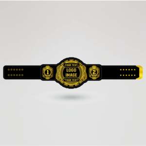 Campeon De Tercias Four-Sided Brass & Zinc <b>Wrestling</b> Championship <b>Belt</b> Gold Metal Plates-Custom Personalized Sport Equipment - Product Image 2