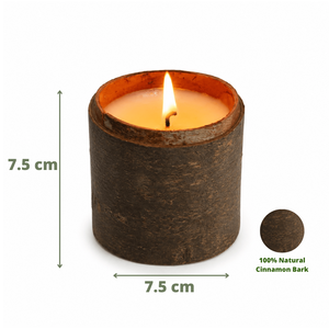 Vela Aromática de Canela No Tóxica, 100% Cera de Soya, Venta al por Mayor, Hecha a Mano en Vietnam, con Soporte de Madera - Product Image 2