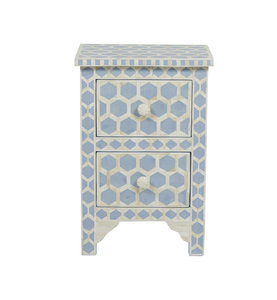 Mesa de Centro Hecha a Mano con Incrustaciones de Hueso y un Impresionante Diseño de Mosaico, Mesa de Centro Atemporal con Incrustaciones de Madreperla para un Estilo Clásico - Product Image 6