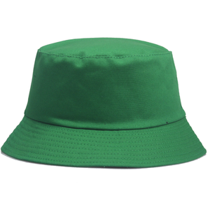 Chapeau Bob Femme en Coton Noir Uni à Bord Large et Dessus Plat, Personnalisable avec Logo Brodé, Idéal pour l'Été et la Plage - Product Image 4