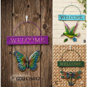 Letrero de Bienvenida Decorativo de Metal para Pared - Product Image 2