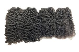 Extensiones de cabello humano sin procesar 100% de alta calidad, cutícula alineada, tejido de cabello virgen de grado rizado KINKY para mujeres negras - Product Image 3