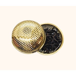 Colador de metal dorado personalizable al por mayor con malla fina y mango largo para uso en la cocina - Product Image 5
