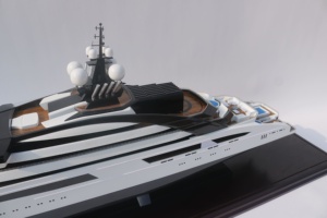 SPEED BOAT MODEL LURSSEN OPUSS LUXURYY YACHT-HANDICRAFT WOODEN MODEL BOAT ECO-FRIENDLY CUSTOMIZED HOME DECORATION - Product Image 5