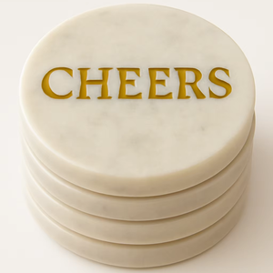 Handcrafted Floral Pattern Coaster Elegant Round Drink Holder with Minimalistic Design Modern Home Decor Unique Table Accent - Product Image 4