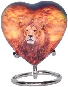 Luxury Aluminum Heart Cremation <b>Memorial</b> <b>Keepsake</b> Urn Ash Holder Featuring Durable Artistic Premium Appearance - Product Image 2