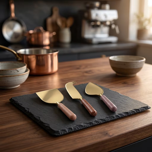 Juego de Regalo de Cuchillo y Tenedor para Queso, Elegante Juego de Cubiertos de Acero Inoxidable para Servir, para Cumpleaños, Aniversarios, Bodas y Ocasiones Especiales - Product Image 6