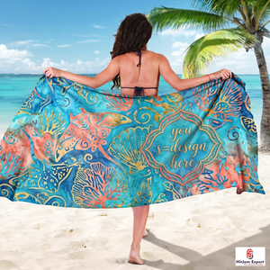 Pareo Hawaiano Personalizado con Estampado Polinesio, Ligero, para Playa, Ropa de Resort Tropical, Fabricante de Ropa OEM ODM - Product Image 4