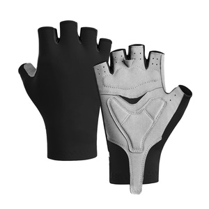 Guantes de ejercicio de medio dedo en oferta, con agarre extra, protección de palma, acolchados para levantamiento de pesas, unisex, para entrenamiento en el gimnasio. - Product Image 4