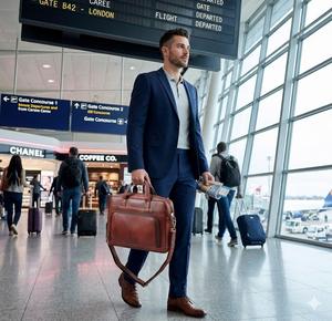 Sac pour ordinateur portable Wriza 100% cuir véritable de luxe 15,6 pouces, étui rigide vintage, mallette d'affaires, sac à main personnalisé avec logo pour hommes, vente en gros - Product Image 4