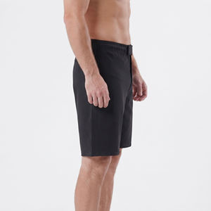 Men's Black Sport Shorts with Number 10 Print Elastic Waist Quick Dry Anti-bacterial <b>Canvas</b> Pockets Mid Length - Product Image 5