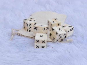 Handmade Breathable Buffalo Bone Dice Unique Sided Historical Re-enactment Gaming Cubes Modern <b>Table</b> Top Gift RPG Dungeons - Product Image 3