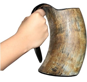 แก้วน้ำทำมือจากเขาควาย อุปกรณ์เครื่องดื่ม - Product Image 1